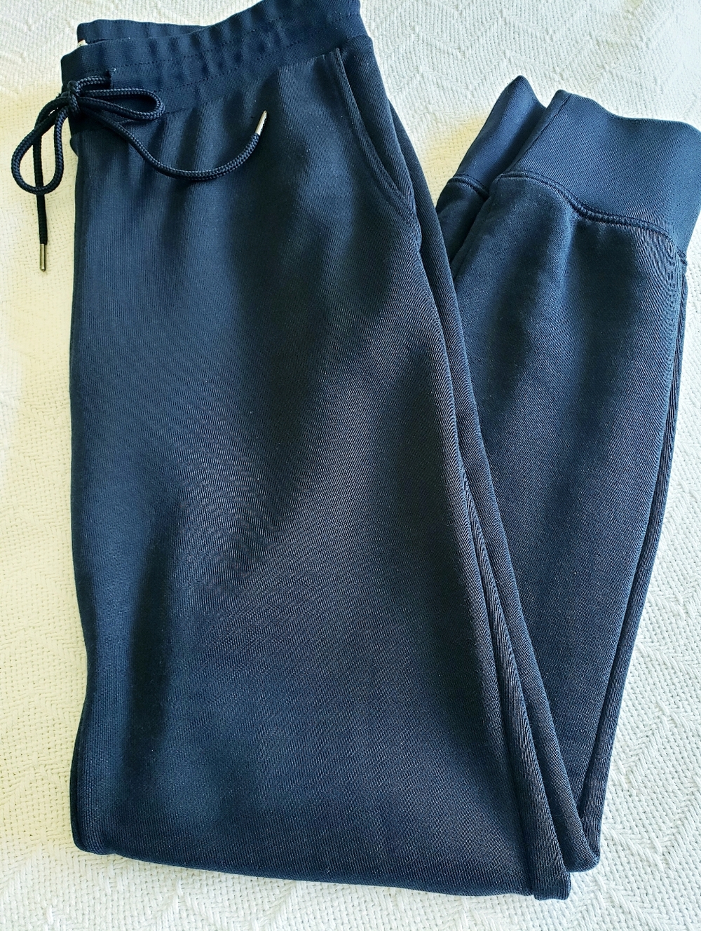 Aritzia Wilfred Free Women's Small Navy Blue French Terry Joggers